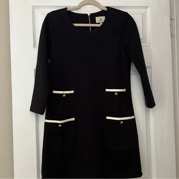 Tuckernuck Black Francoise Mod Mini Dress - Size Small - Picture 2 of 3
